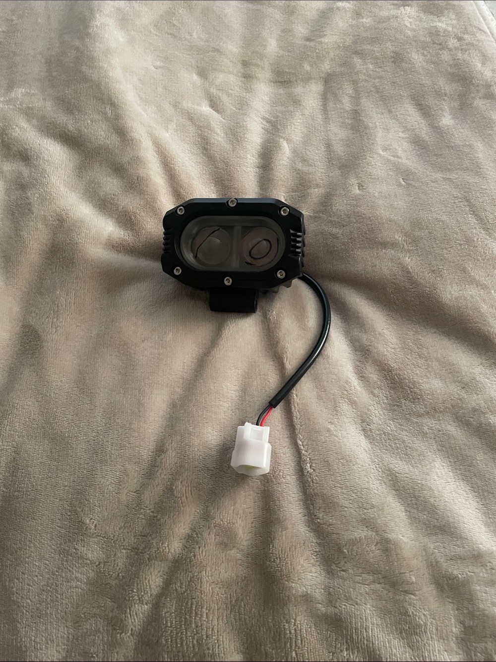 Black Kids LED Bike Light with Connector